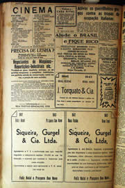 Página do jornal Unitário de dezembro de 1942