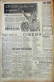 Página do jornal Unitário de janeiro de 1943