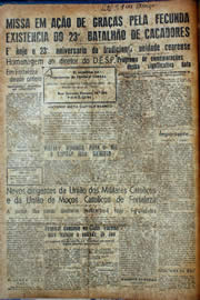 Página do jornal Unitário de janeiro de 1943