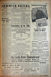 Página do jornal Unitário de janeiro de 1943
