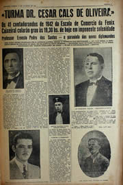 Página do jornal Unitário de janeiro de 1943