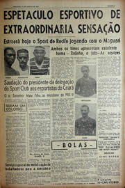 Página do jornal Unitário de janeiro de 1943
