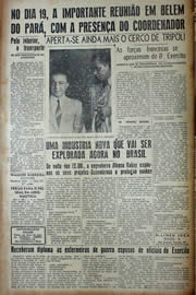 Página do jornal Unitário de janeiro de 1943