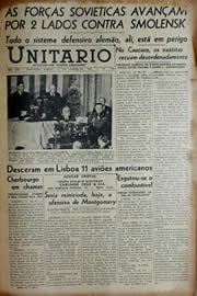 Página do jornal Unitário de janeiro de 1943