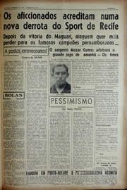 Página do jornal Unitário de janeiro de 1943