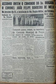 Página do jornal Unitário de janeiro de 1943