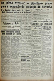 Página do jornal Unitário de janeiro de 1943