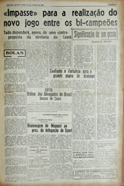 Página do jornal Unitário de janeiro de 1943