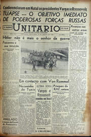 Página do jornal Unitário de janeiro de 1943