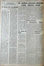 Página do jornal Unitário de janeiro de 1943