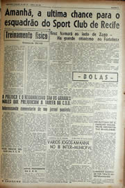 Página do jornal Unitário de janeiro de 1943