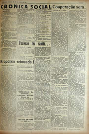 Página do jornal Unitário de janeiro de 1943