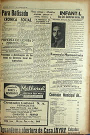 Página do jornal Unitário de janeiro de 1943
