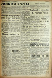 Página do jornal Unitário de fevereiro de 1943