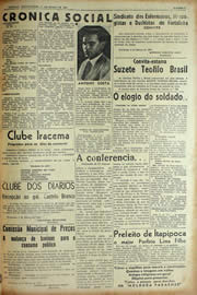 Página do jornal Unitário de fevereiro de 1943