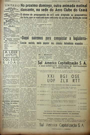 Página do jornal Unitário de fevereiro de 1943