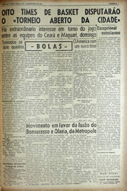 Página do jornal Unitário de fevereiro de 1943