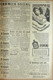 Página do jornal Unitário de fevereiro de 1943