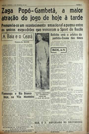 Página do jornal Unitário de fevereiro de 1943