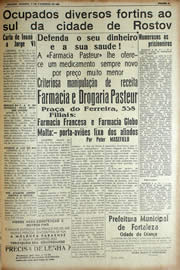 Página do jornal Unitário de fevereiro de 1943