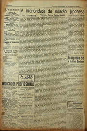Página do jornal Unitário de fevereiro de 1943