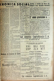 Página do jornal Unitário de fevereiro de 1943