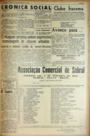 Página do jornal Unitário de fevereiro de 1943