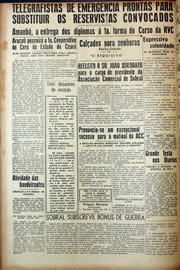 Página do jornal Unitário de fevereiro de 1943