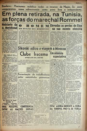 Página do jornal Unitário de fevereiro de 1943