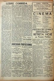 Página do jornal Unitário de fevereiro de 1943