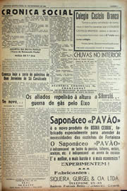 Página do jornal Unitário de fevereiro de 1943