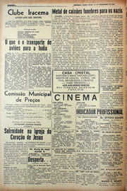 Página do jornal Unitário de fevereiro de 1943