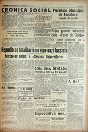 Página do jornal Unitário de fevereiro de 1943