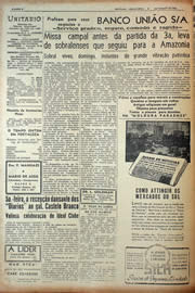 Página do jornal Unitário de março de 1943