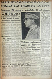 Página do jornal Unitário de março de 1943