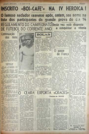 Página do jornal Unitário de março de 1943