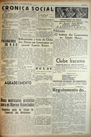 Página do jornal Unitário de março de 1943