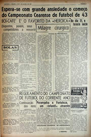 Página do jornal Unitário de março de 1943