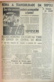 Página do jornal Unitário de março de 1943