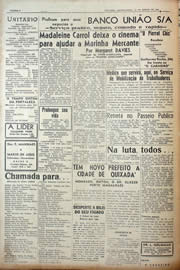 Página do jornal Unitário de março de 1943