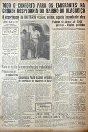 Página do jornal Unitário de março de 1943
