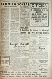 Página do jornal Unitário de março de 1943
