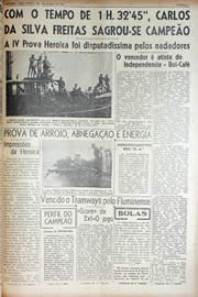 Página do jornal Unitário de março de 1943