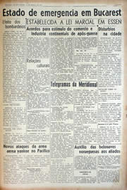 Página do jornal Unitário de março de 1943