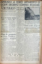 Página do jornal Unitário de março de 1943