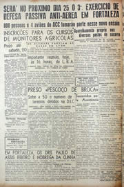 Página do jornal Unitário de março de 1943