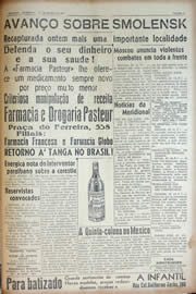 Página do jornal Unitário de março de 1943