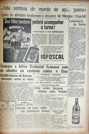 Página do jornal Unitário de março de 1943