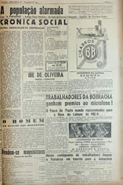 Página do jornal Unitário de março de 1943
