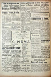 Página do jornal Unitário de março de 1943